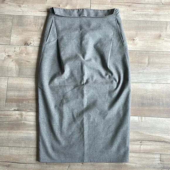 Aritzia Babaton Viggo Midi Skirt Sz 4 - Picture 2 of 8